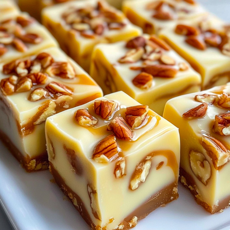 White Chocolate Caramel Pecan Fudge Recipe