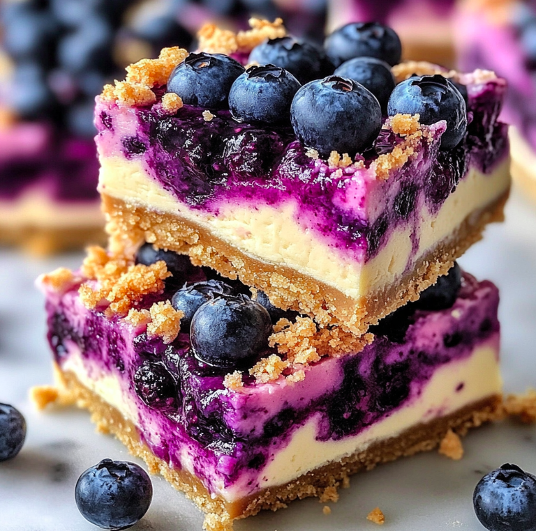 Delightful Blueberry Cheesecake Bars: A Perfect Summer Dessert
