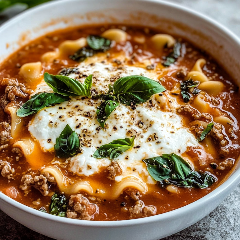 One-Pot Lasagna Soup: A Comforting Twist on a Classic Favorite