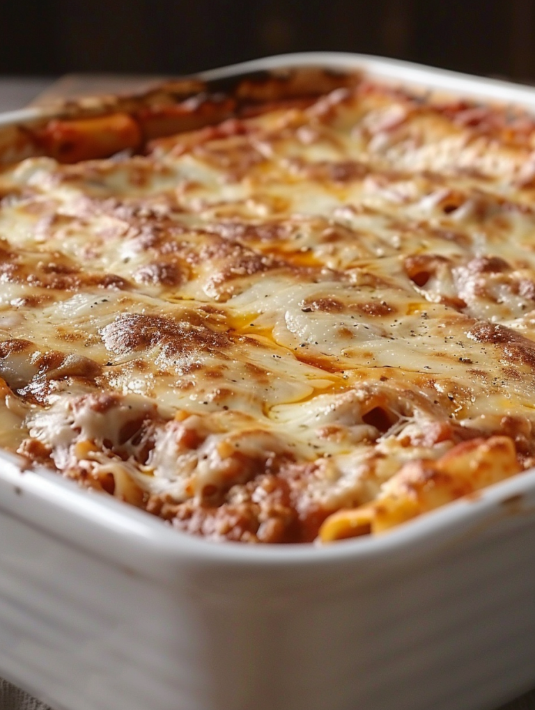 Baked Ziti – The Ultimate Cheesy, Comforting Pasta Dish