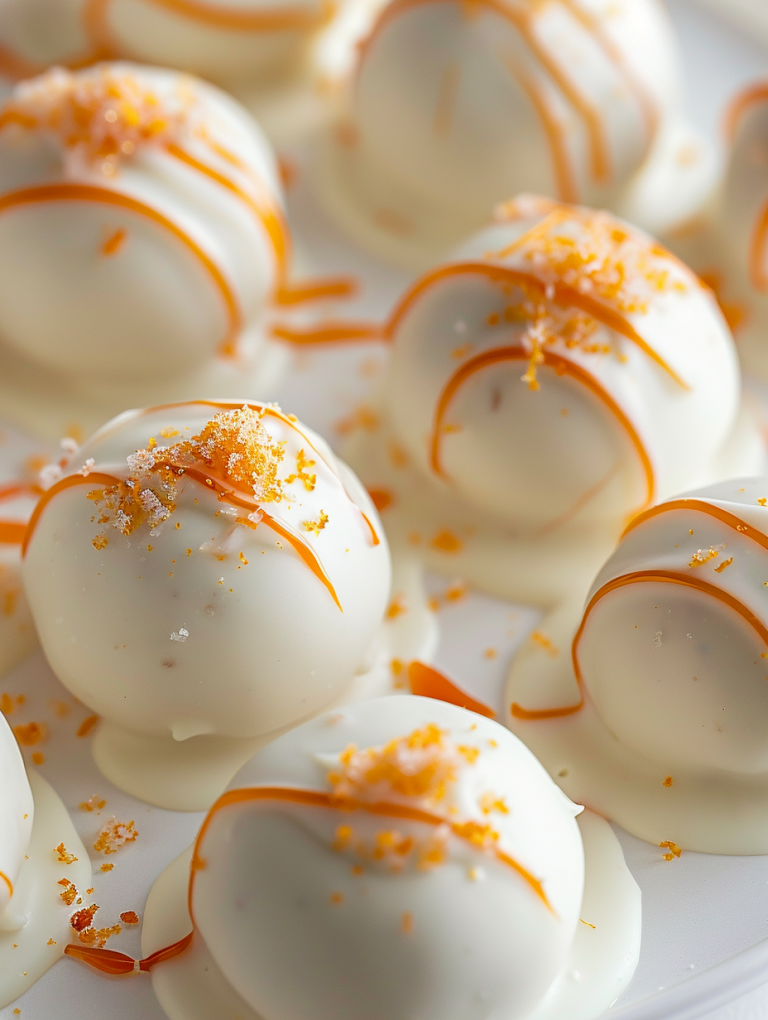 Orange Creamsicle Truffles – A Creamy, Citrus-Infused Delight