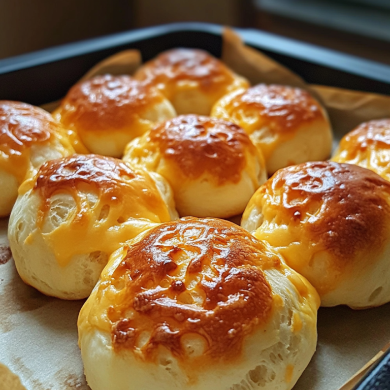 Cheesy Baked Buns – Soft, Fluffy, and Irresistible!