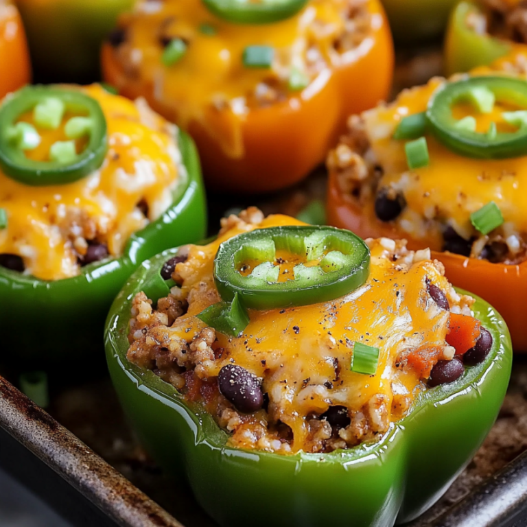 Easy Stuffed Bell Peppers – A Flavor-Packed Dinner!