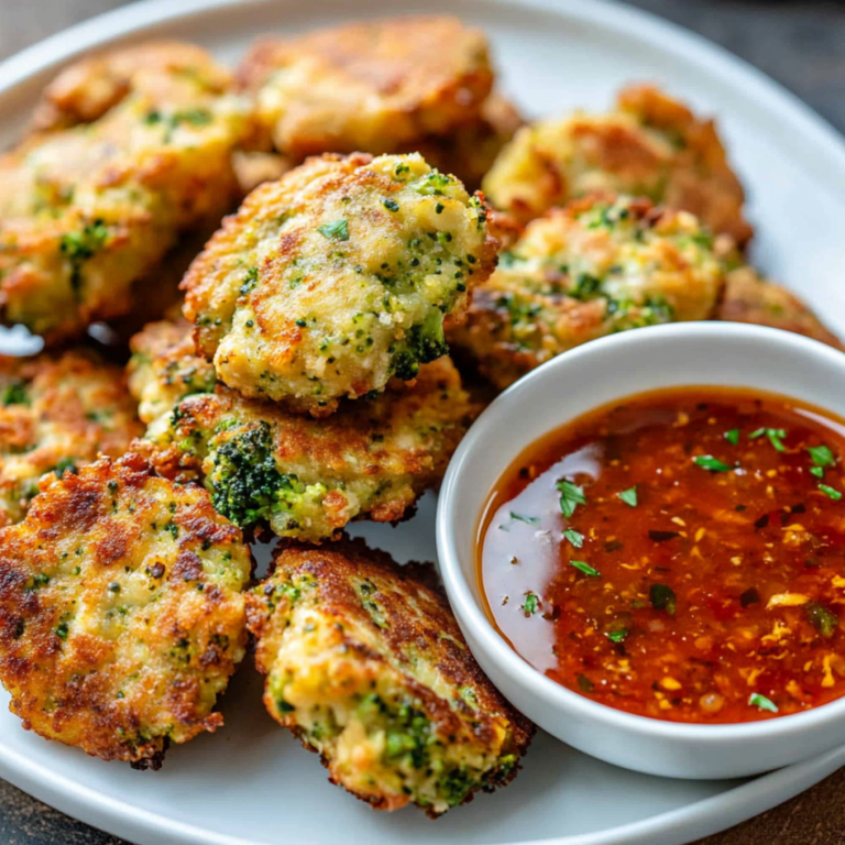 Crispy Broccoli Chicken Fritters – A Deliciously Healthy Bite!