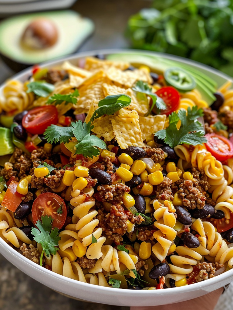 Taco Pasta Salad – A Flavor-Packed Twist on a Classic