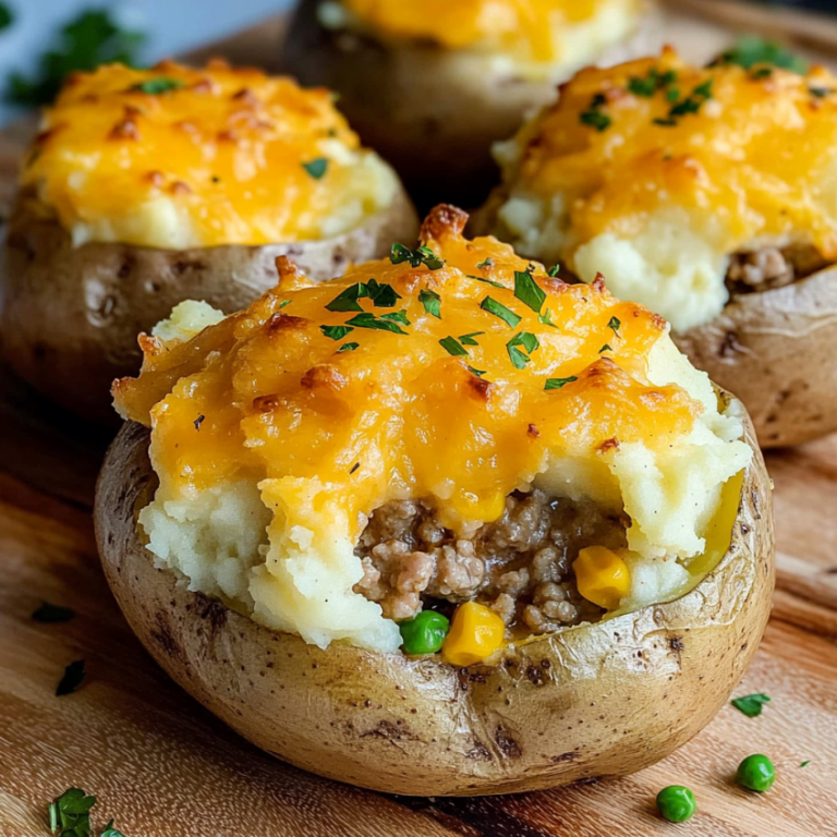 Shepherd’s Pie Baked Potatoes – The Ultimate Comfort Food Mashup!