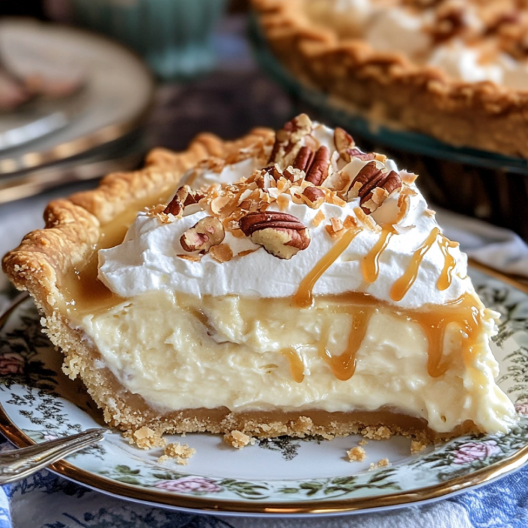 Caramel Coconut Cream Pie – A Dreamy, No-Bake Dessert!